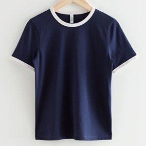 & Other Stories Cotton Ringer tee - nwt | sz XS